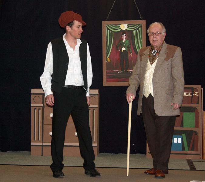 Percy & Lord L.jpg - Percy is told by his father that he has to tell the villagers that all the rents are to be doubled.